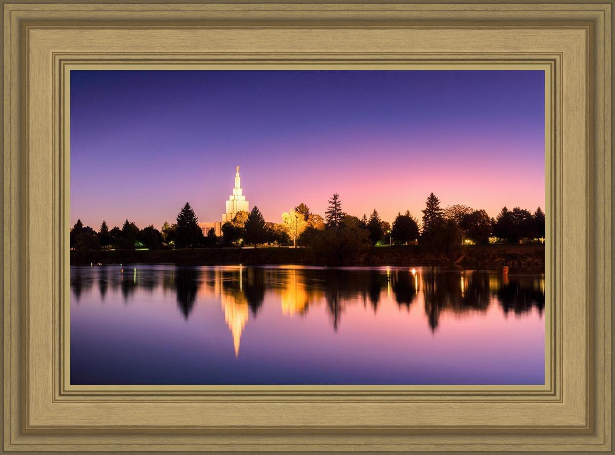 Idaho Falls Snake River Reflection