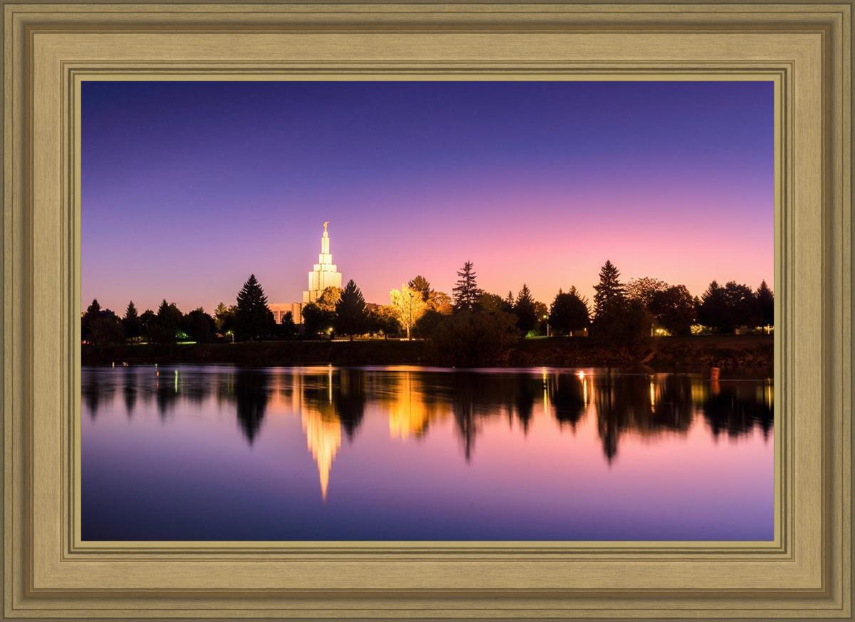 Idaho Falls Snake River Reflection