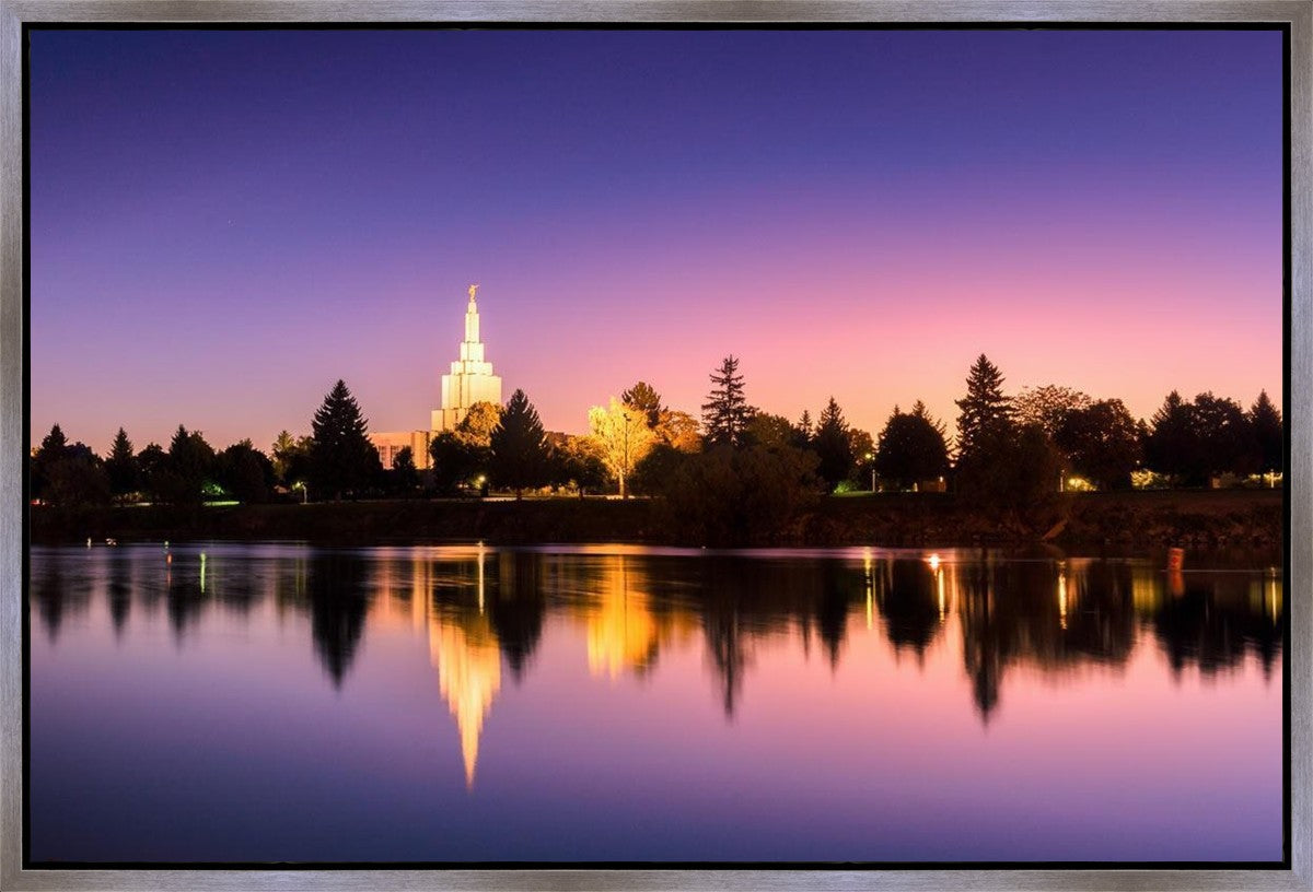 Idaho Falls Snake River Reflection