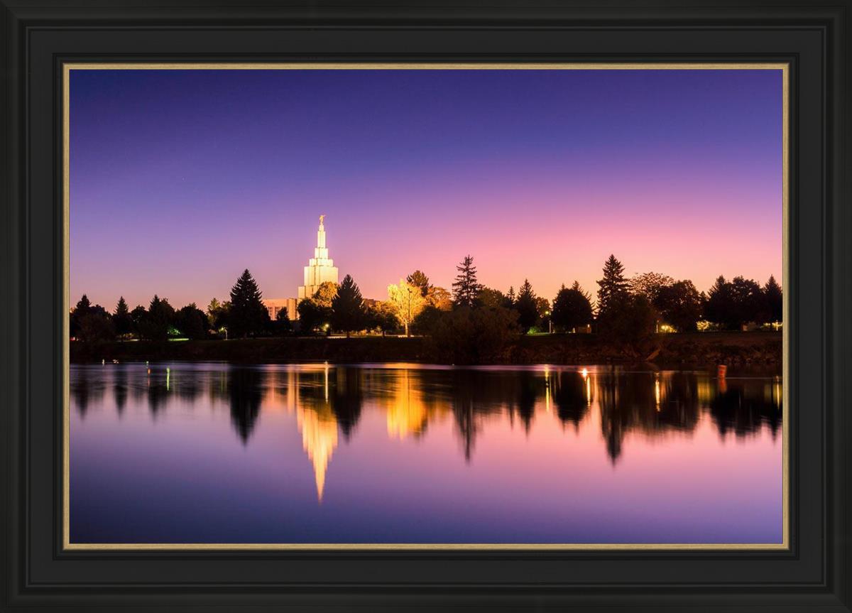 Idaho Falls Snake River Reflection