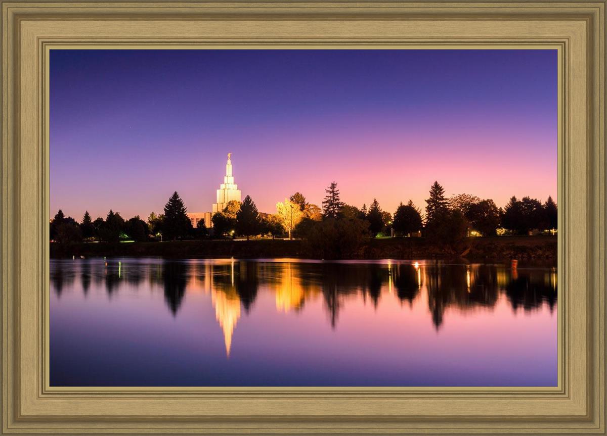 Idaho Falls Snake River Reflection