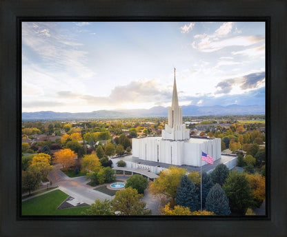 Jordan River Dayglow Aerial