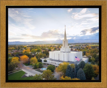 Jordan River Dayglow Aerial