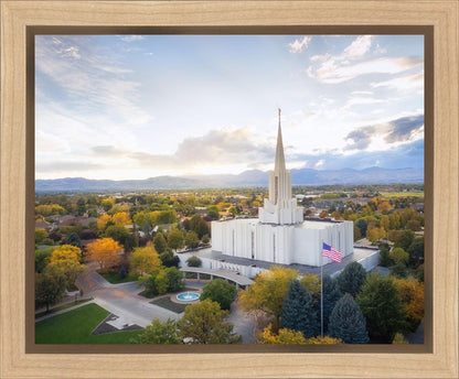 Jordan River Dayglow Aerial