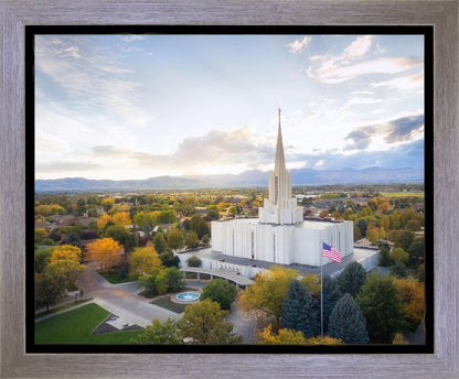 Jordan River Dayglow Aerial