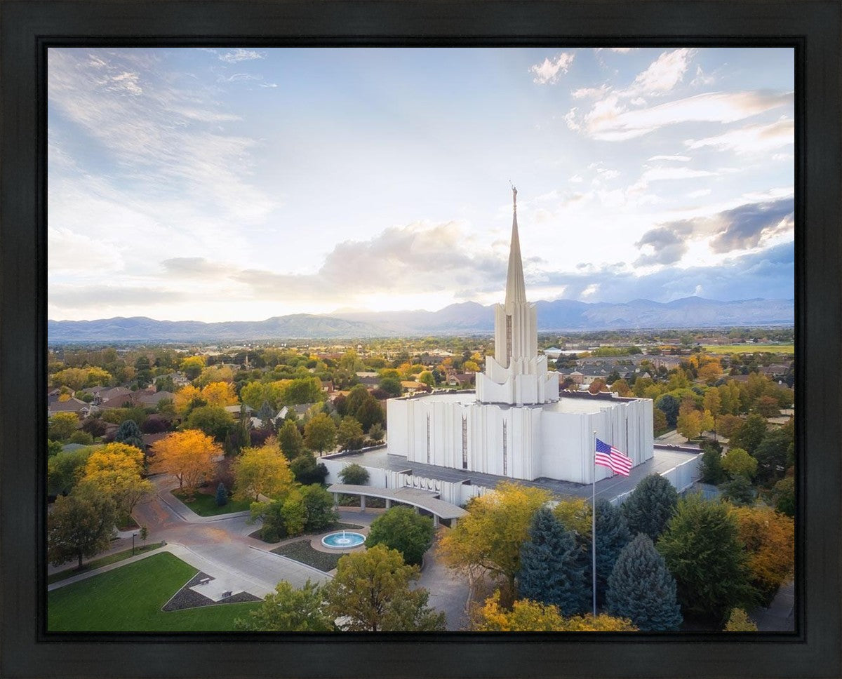 Jordan River Dayglow Aerial