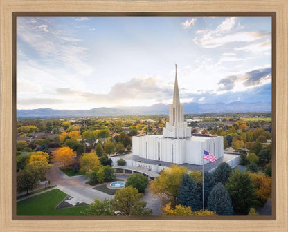 Jordan River Dayglow Aerial