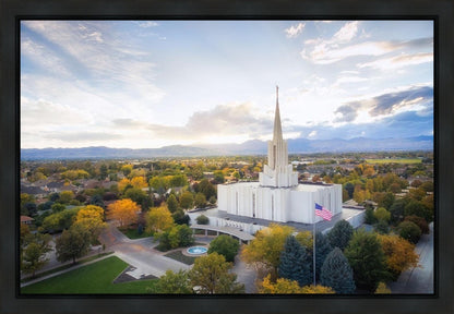 Jordan River Dayglow Aerial