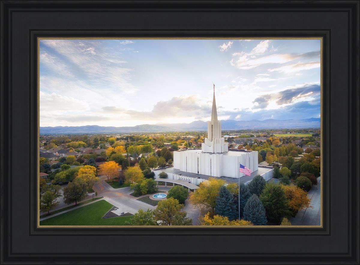 Jordan River Dayglow Aerial
