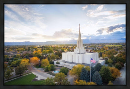 Jordan River Dayglow Aerial