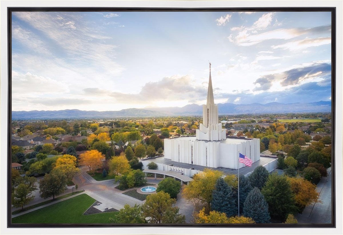 Jordan River Dayglow Aerial