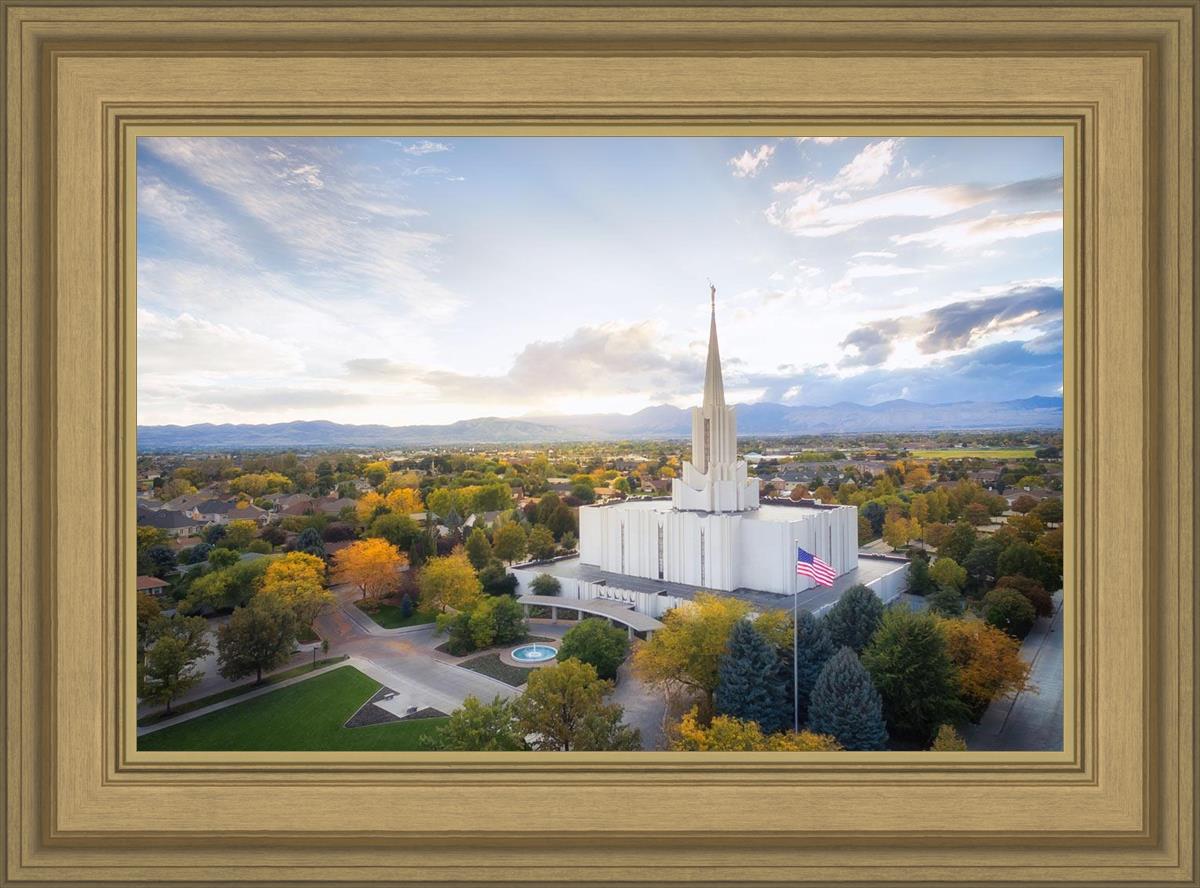 Jordan River Dayglow Aerial