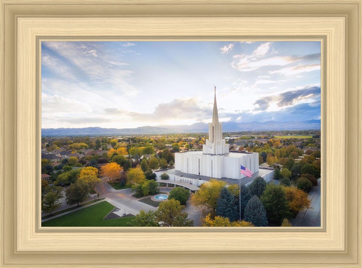 Jordan River Dayglow Aerial