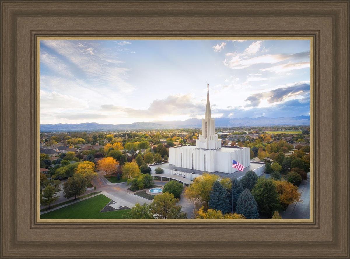 Jordan River Dayglow Aerial