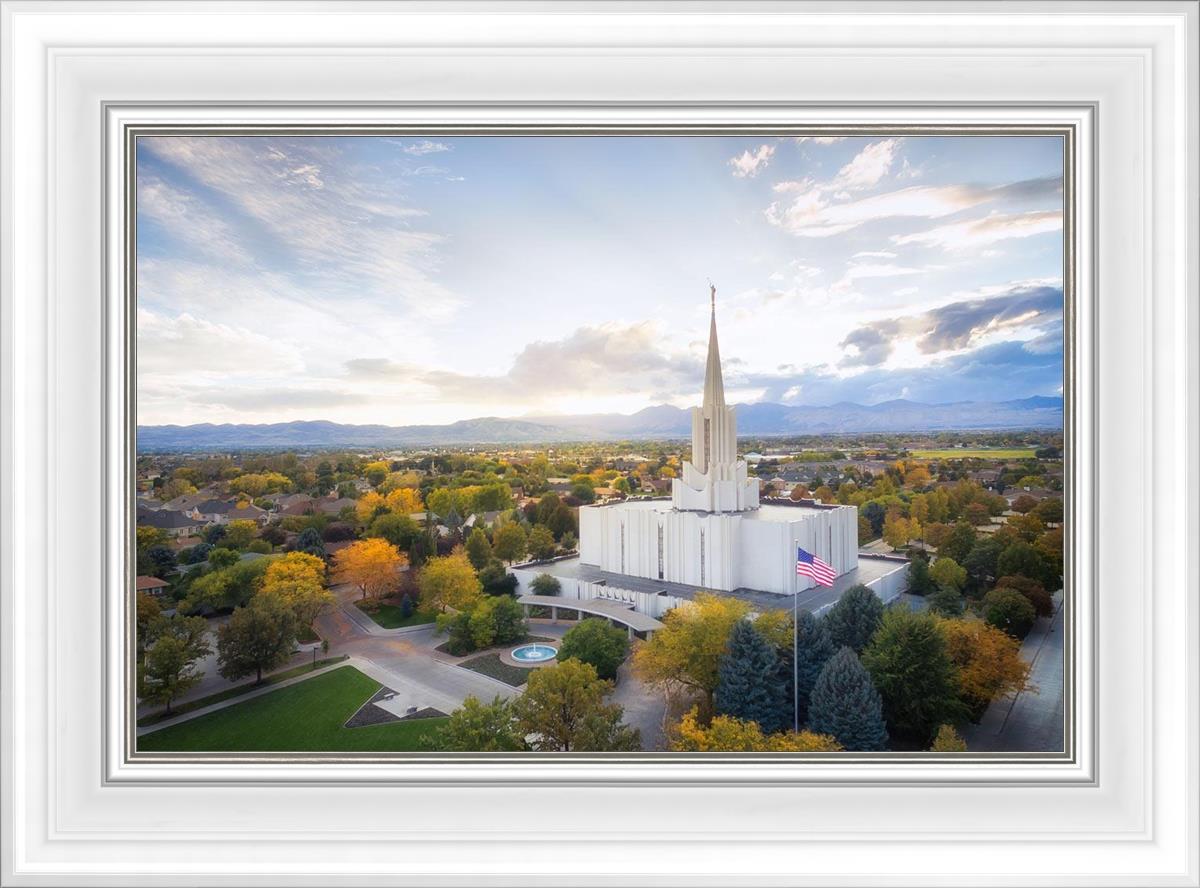 Jordan River Dayglow Aerial