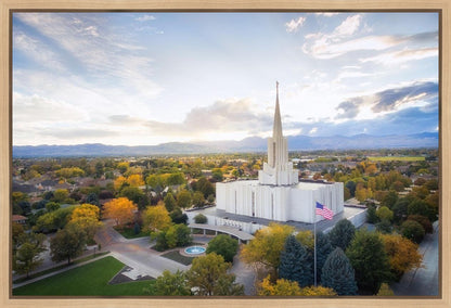 Jordan River Dayglow Aerial