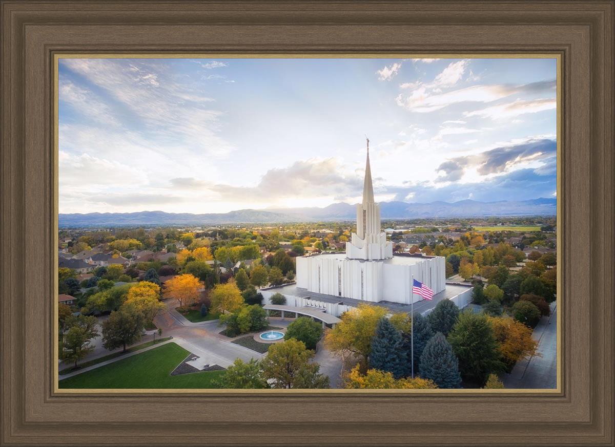 Jordan River Dayglow Aerial