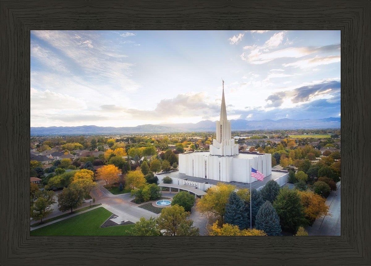 Jordan River Dayglow Aerial