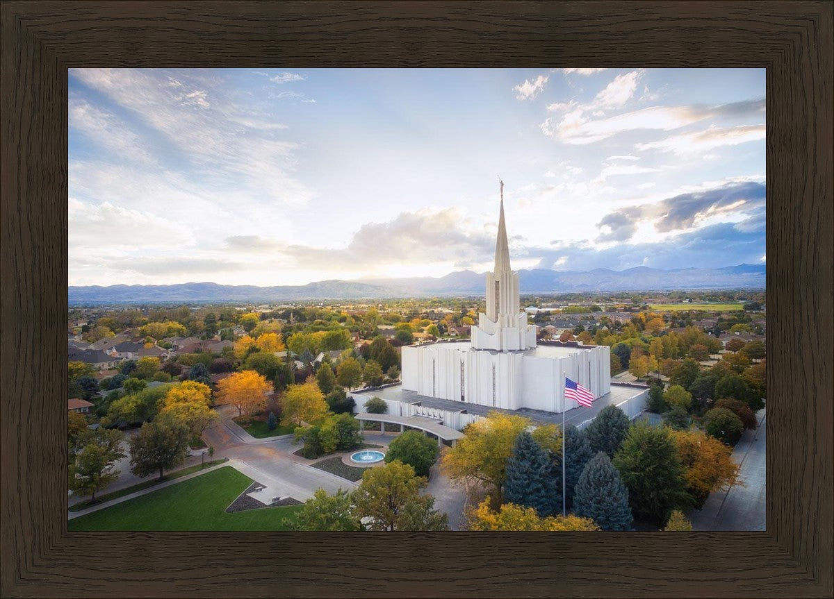 Jordan River Dayglow Aerial