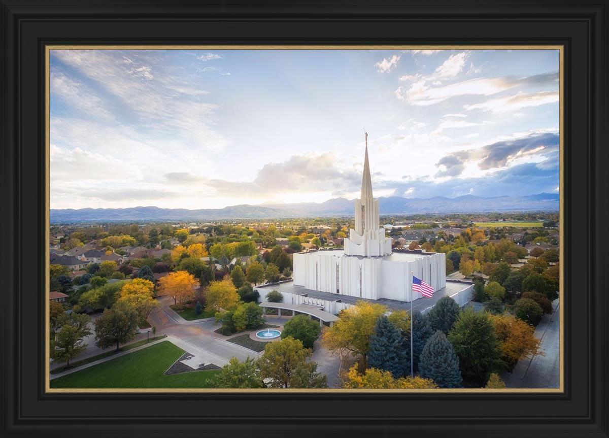 Jordan River Dayglow Aerial
