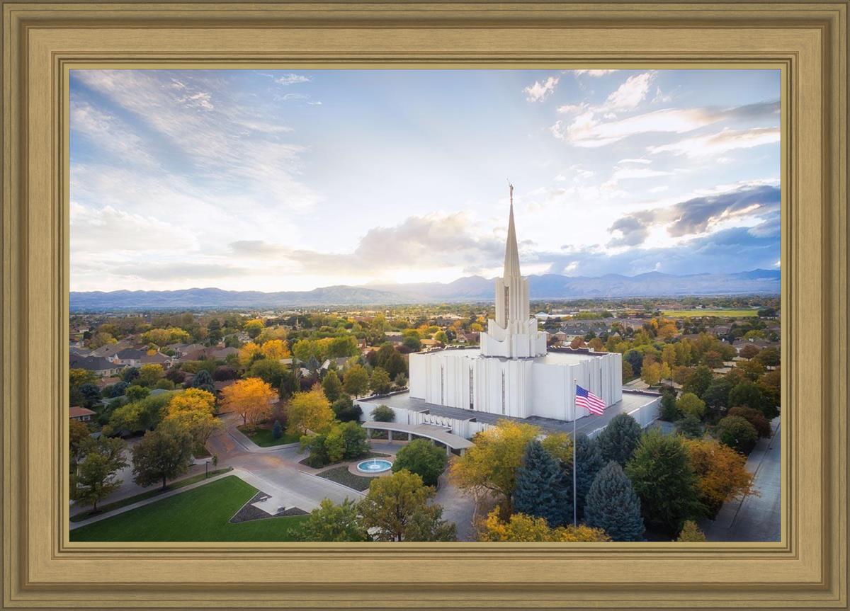 Jordan River Dayglow Aerial