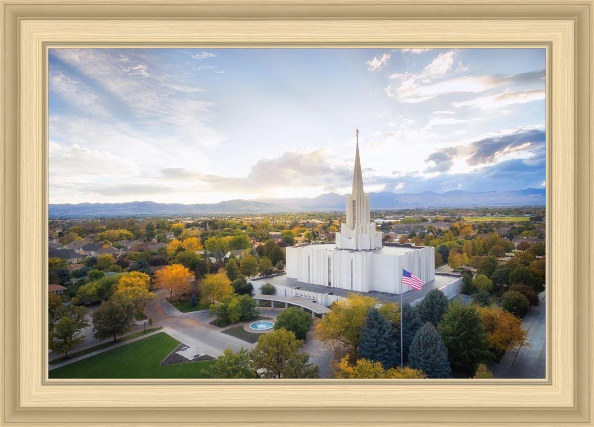 Jordan River Dayglow Aerial