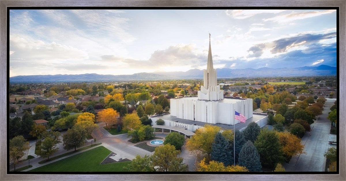 Jordan River Dayglow Aerial