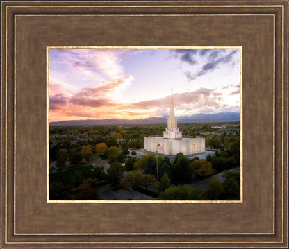 Jordan River Night Glow Aerial