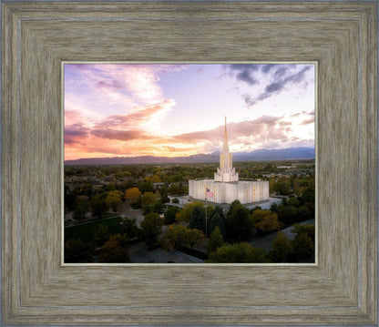 Jordan River Night Glow Aerial