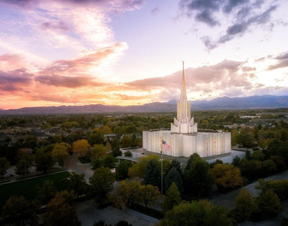 Jordan River Night Glow Aerial