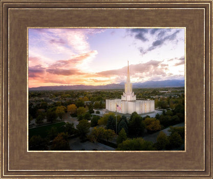 Jordan River Night Glow Aerial