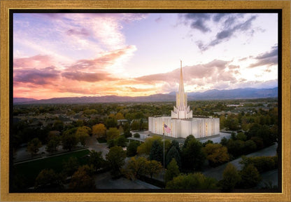 Jordan River Night Glow Aerial
