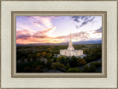 Jordan River Night Glow Aerial