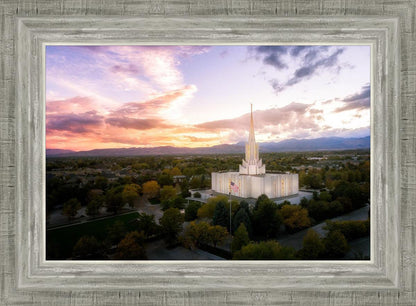 Jordan River Night Glow Aerial