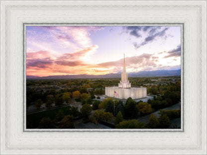 Jordan River Night Glow Aerial