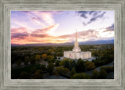 Jordan River Night Glow Aerial