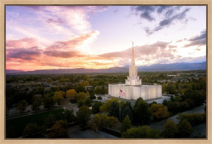 Jordan River Night Glow Aerial