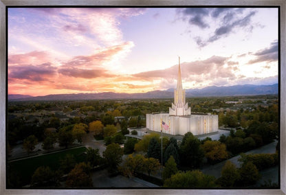 Jordan River Night Glow Aerial