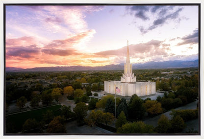 Jordan River Night Glow Aerial