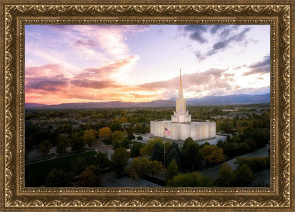 Jordan River Night Glow Aerial