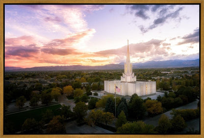 Jordan River Night Glow Aerial