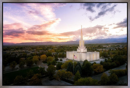 Jordan River Night Glow Aerial
