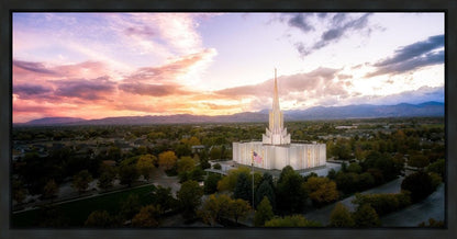 Jordan River Night Glow Aerial