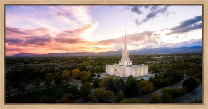 Jordan River Night Glow Aerial