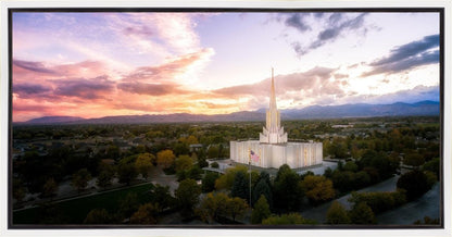 Jordan River Night Glow Aerial