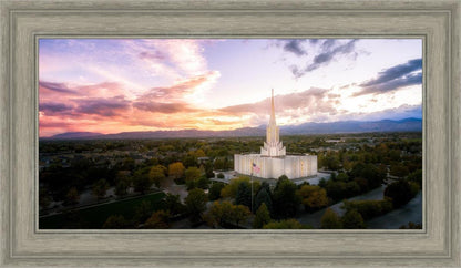 Jordan River Night Glow Aerial