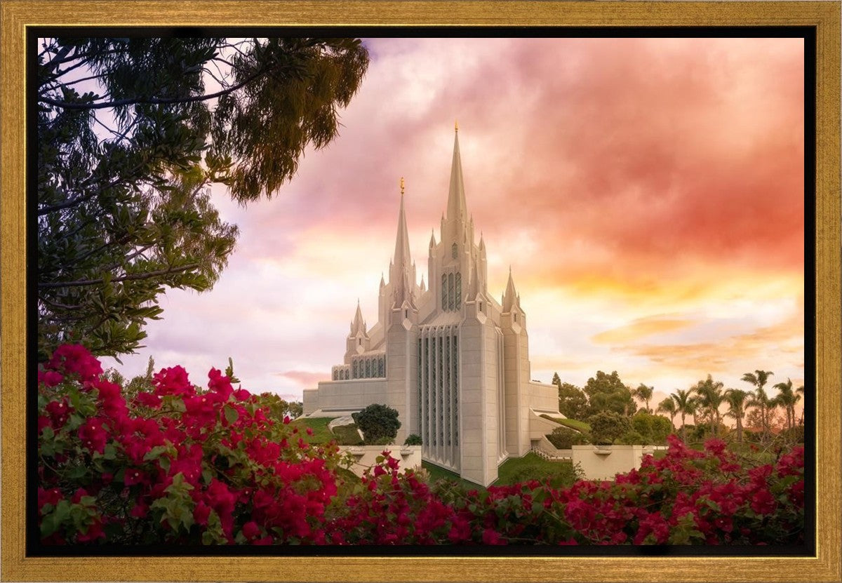 San Diego Flowers Gallery Wrap