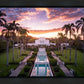Laie Sunset Aerial