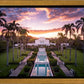Laie Sunset Aerial