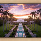 Laie Sunset Aerial